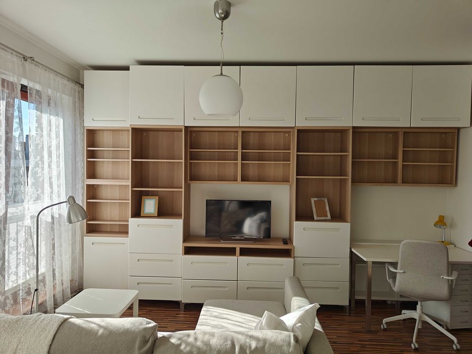 fronty Ikea Besta MARVIKEN 18 szt 8 x 60x26, 2 x 60x38, 8 x 60x65, białe, montowane obustronnie