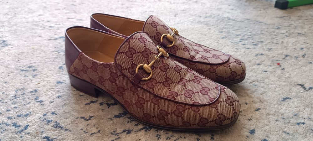 Gucci Mister Sahara GG Canvas Horsebit Collapsible Fold Down Loafer Flat 8.5 9.5 Gucci Men main image 4