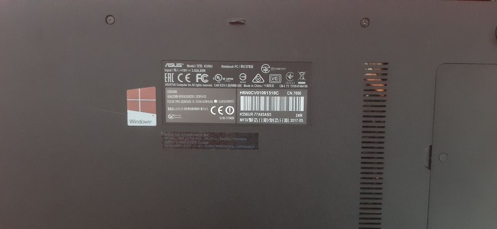 Computador Asus  K557U64551658723329124