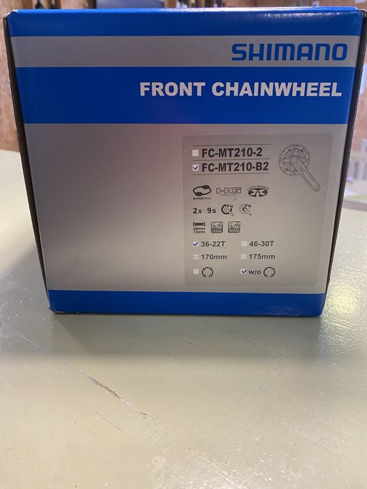 Pedaleira Shimano 2 velocidades