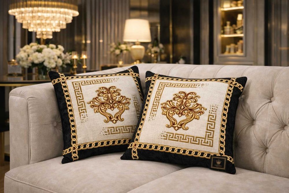 2x poduszka dekoracyjna Premium 45×45 gobelin luksusowy styl glamour