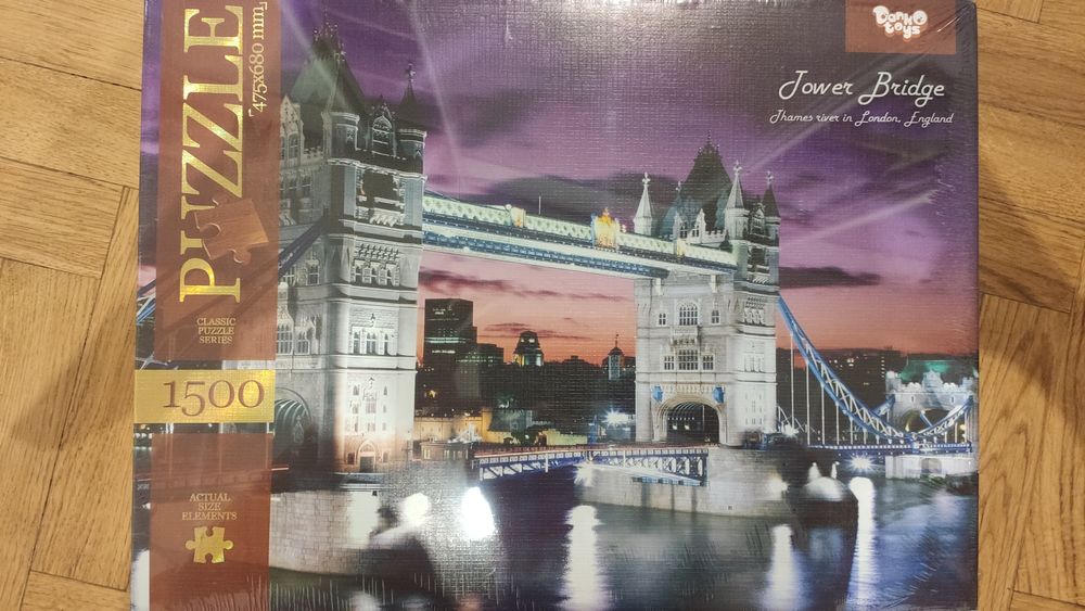 Пазлы на 500, 1500 деталей