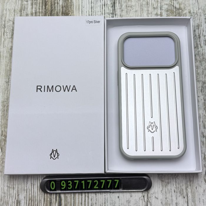 Чохол преміум Rimowa Case на iPhone 17 Pro Max/ 17 Pro/ 18 Pro Max Метал. Римова. Чехол