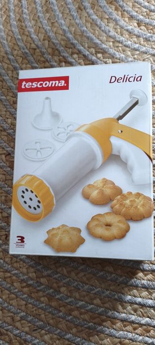 Praska do ciasta dekorator DELICIA krążki dysze dekorujące Tescoma
