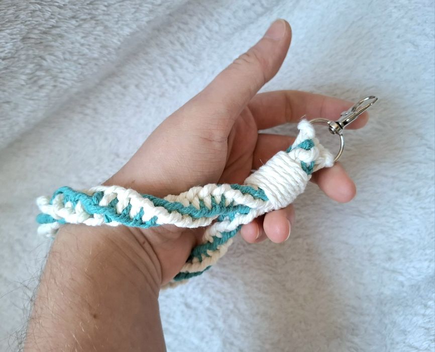 Breloczek Smycz do kluczy handmade