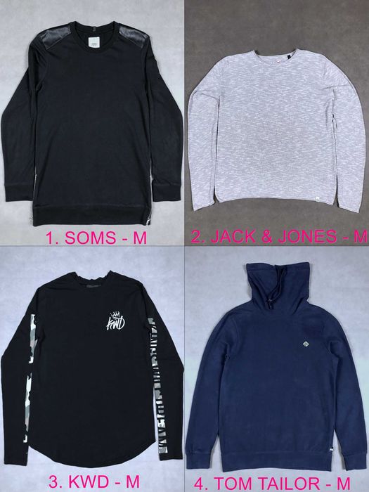 Diesel, Zara, Carhartt, Bershka, Tom Tailor - М - Світшот, Толстовка