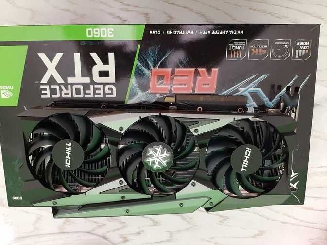 Відеокарта INNO3D RTX 3060 Ti Ichill X3 8Gb