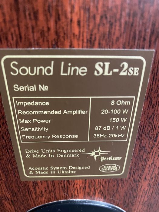 Акустическая система Sound Sound SL-2SE.: 8 100 грн. - Акустичні ...