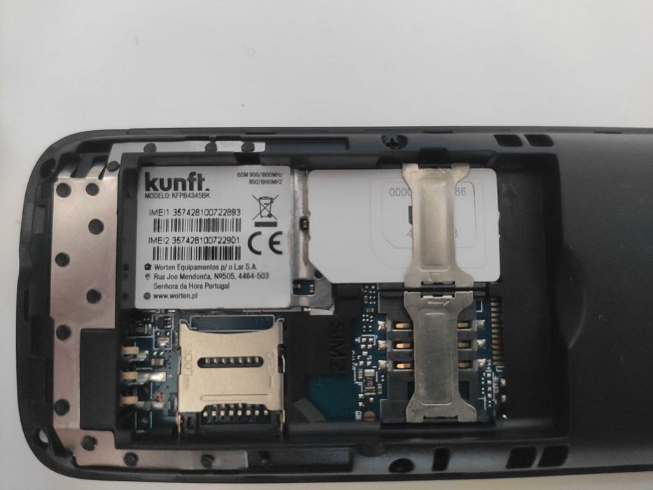 Telemóvel KUNFT 1.8 Easy Standard