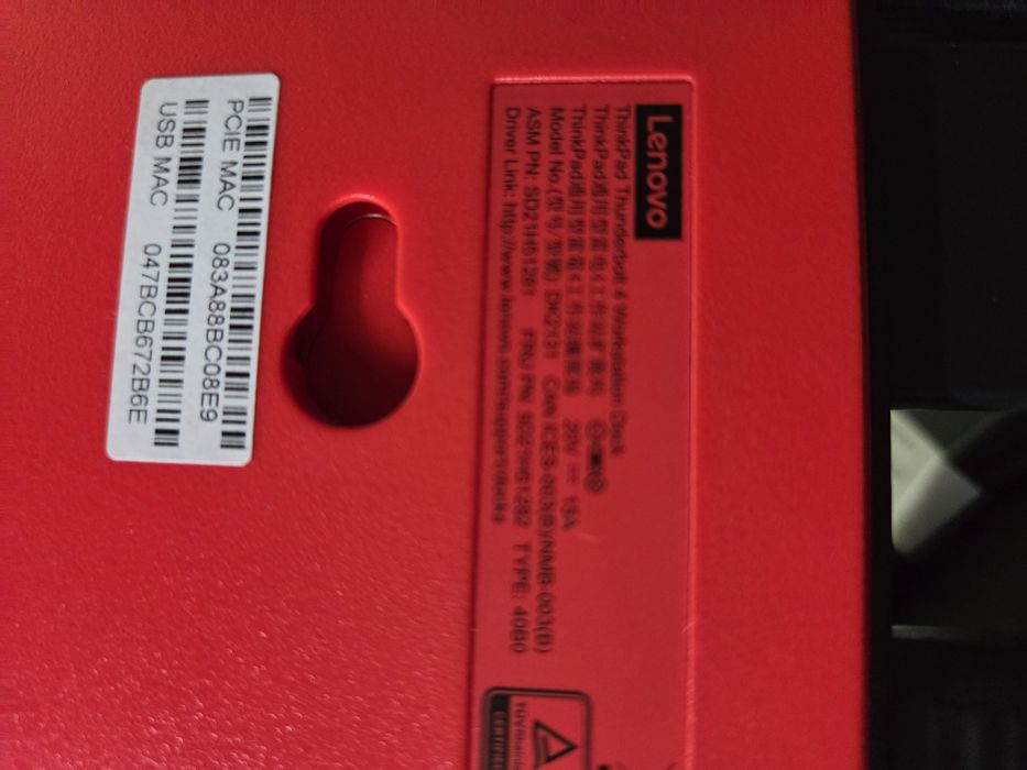 Thinkpad Thunderbolt 4 Workstation Dock
