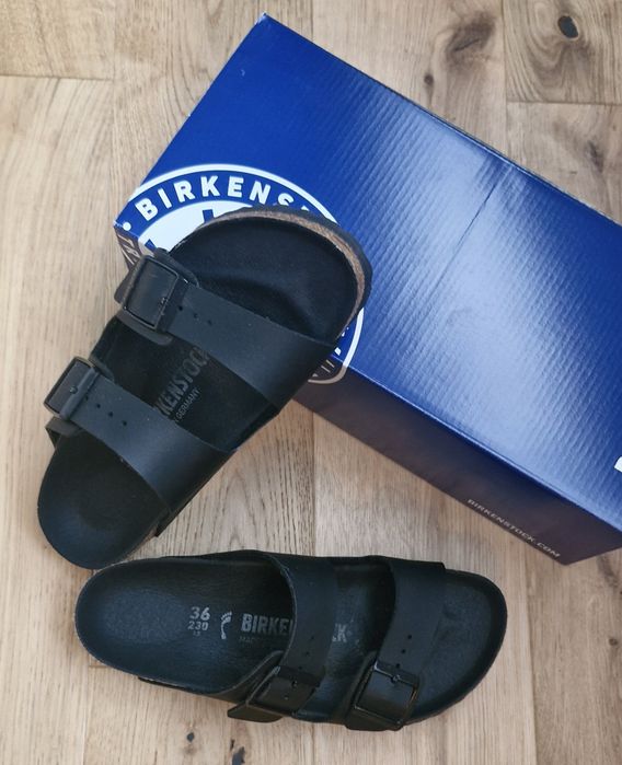 Klapki Birkenstock Arizona BS Triples Czarne R. 36