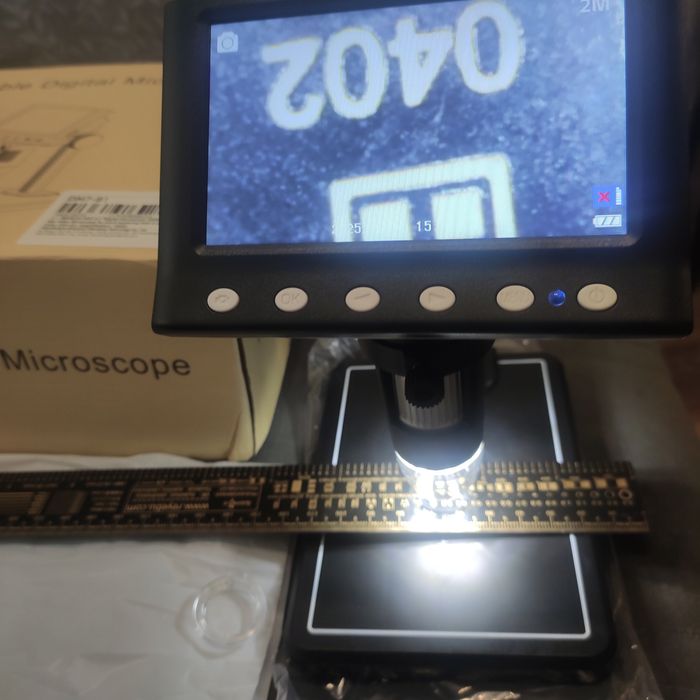 Микроскоп 1600х на штативе электронный DM7 4.3