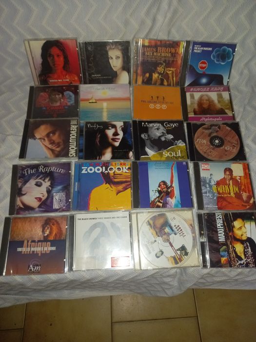 Cd's vários tipos de música