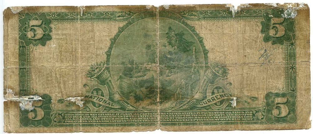 USA, 5 dolarów, 1902