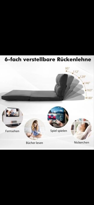 rozkładana sofa podłogowa