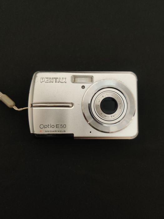Pentax Optio E 50 Silver Вінтажна Мильниця фотоапарат фотокамера