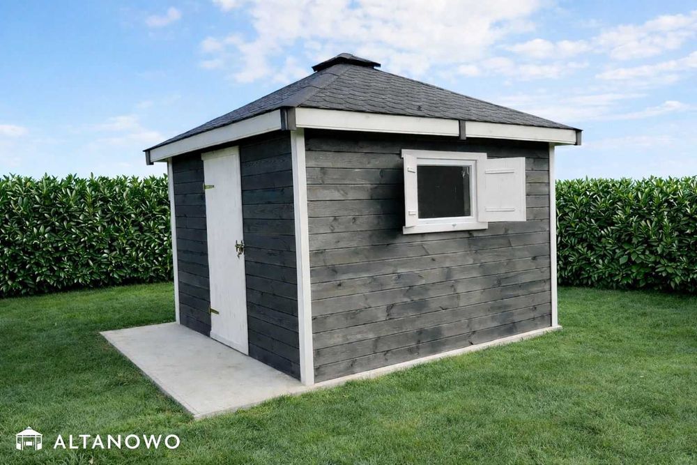 Narzędziowy domek drewniany ogrodowy 3x3 | producent | c24