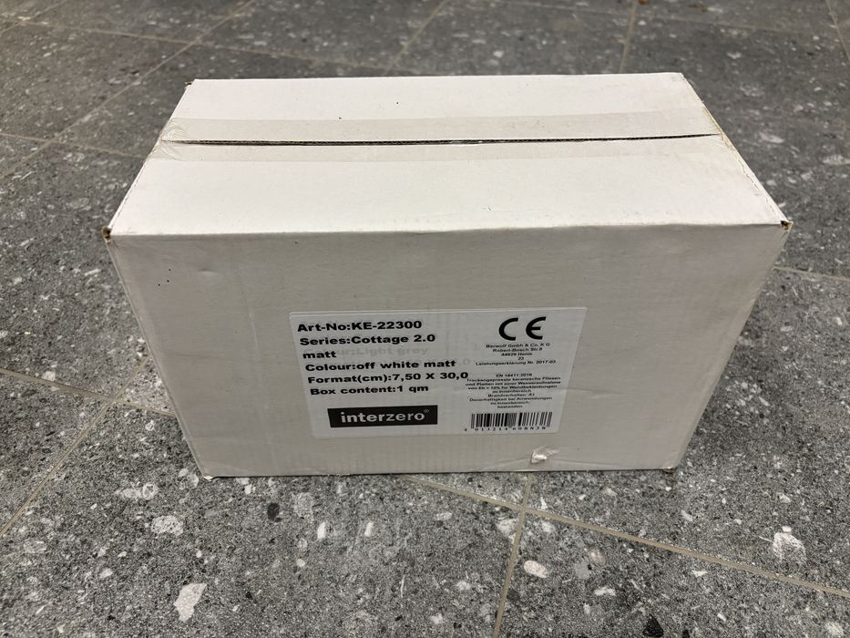 Płytki Barwolf Cottage 2.0 off white 7,5x30cm matt białe 1m2