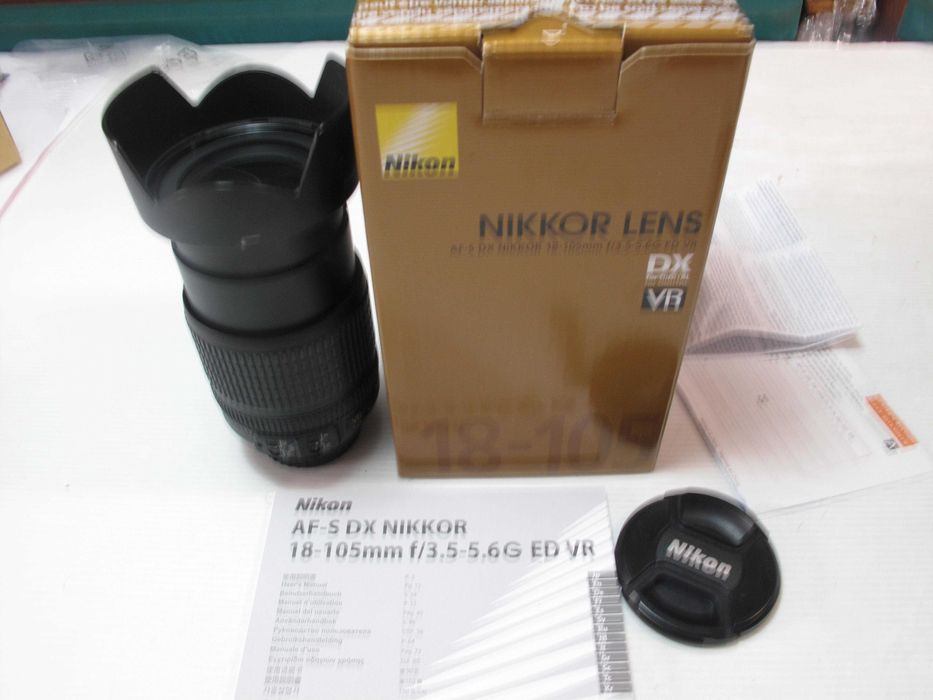 Nikon 18-105 VR Smi-Nova com caixa - Ver descrição