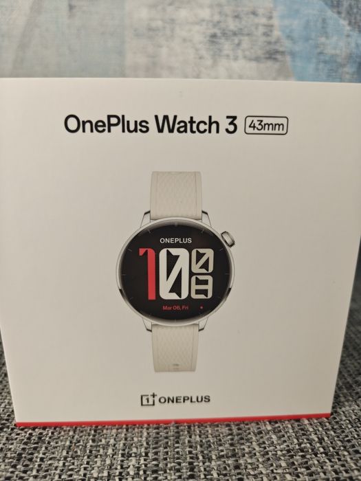 OnePlus Watch 3 43 mm Silver Steel, nowy, nieotwierany GWARANCJA do 5.12.2027