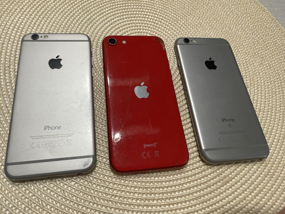 Iphone SE2020, 6S , 6 - cena za komplet 3 sztuki, zablokowane icloud