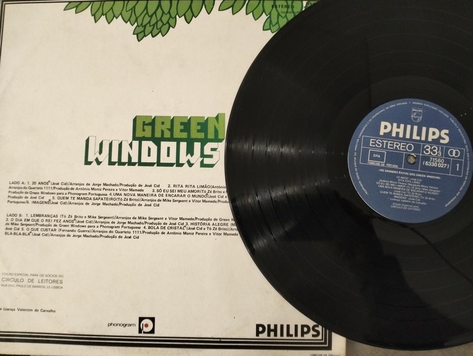 Disco de vinil LP Os Grandes Êxitos dos Green Windows