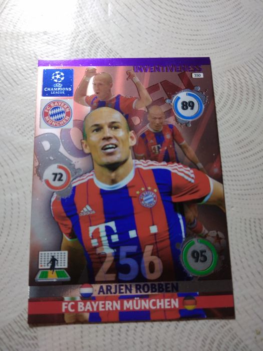 Karta Inventiveness champions league 2014 Panini 2015 Robben