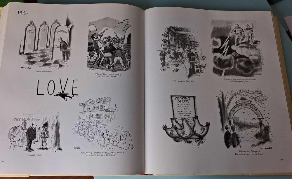 The Complete Cartoons of The New Yorker - livro de luxo com 670 páginas.