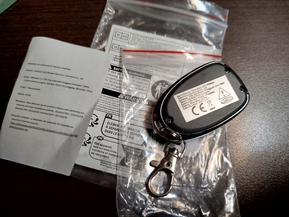 Comando Universal Rolling Code e Codigo fixo Novo