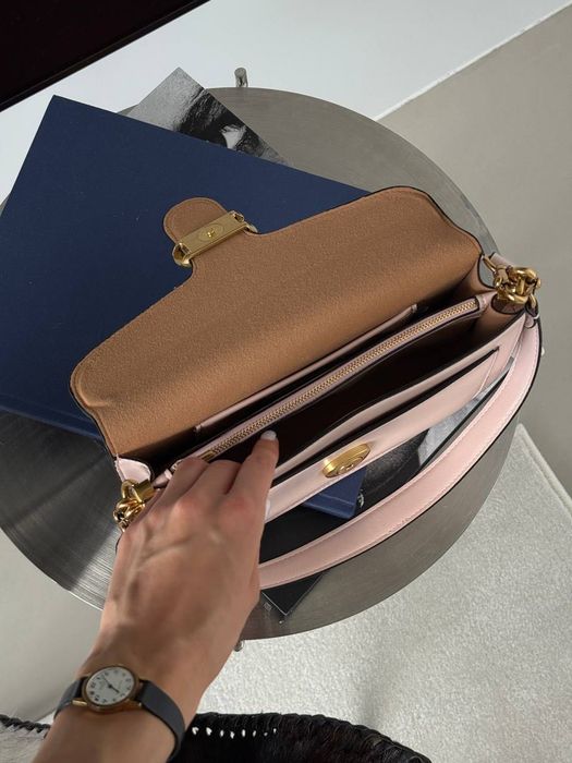 Сумка Coach / сумочка коуч коач ніжно-рожева