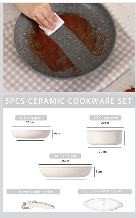 Ceramiczne garnki nowe