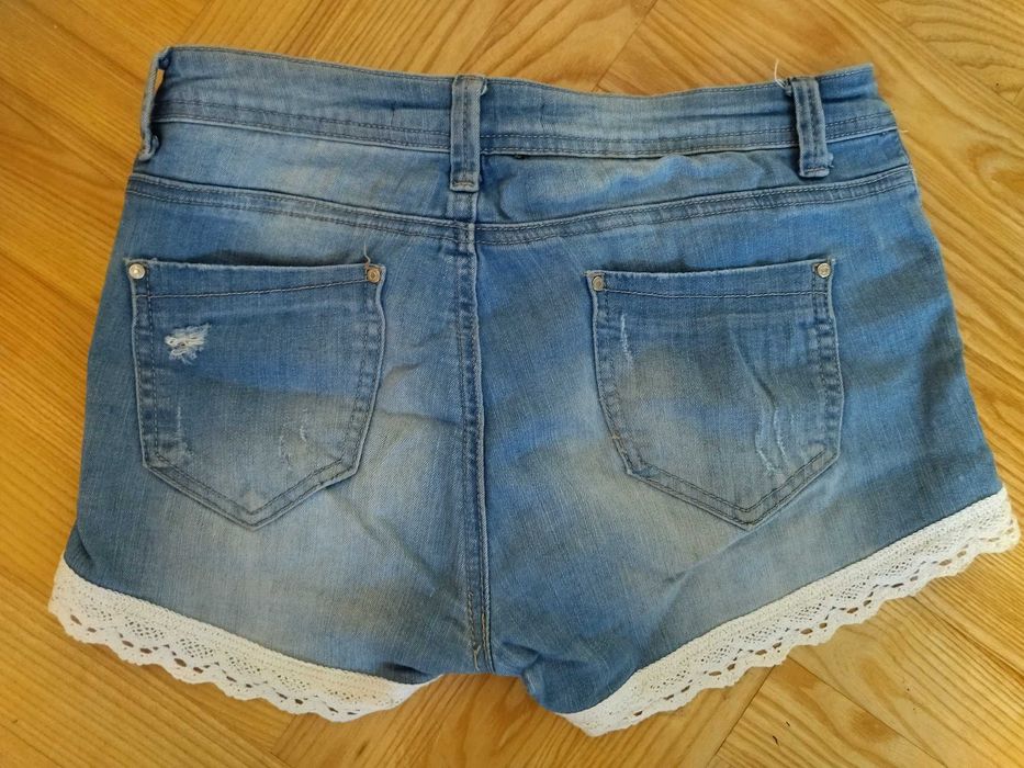 Spodenki szorty jeansowe niebieskie roz. 36