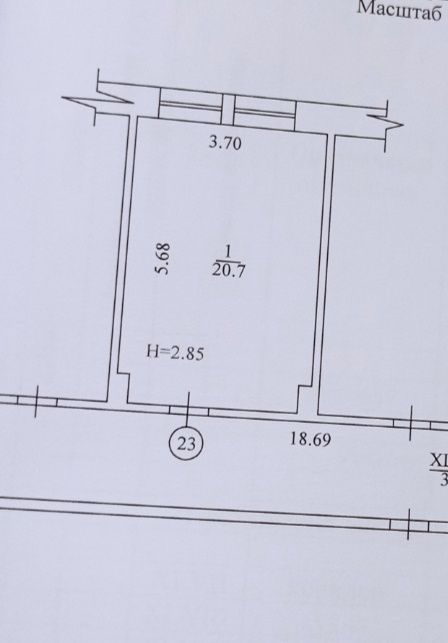 Продам гостинку  с ремонтом район ТЦ МЭТРО