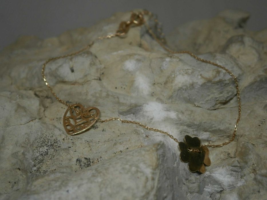 Złota Bransoletka 14K-0,89 GR