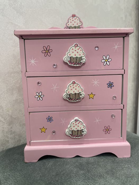Комод іграшковий, игрушечный,для барбі,для кукол шкатулка