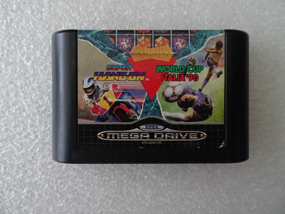 Mega Games 1 (Super Hang-On / World Cup Italia) - Sega Mega Drive - PAL - Sans Boîtier