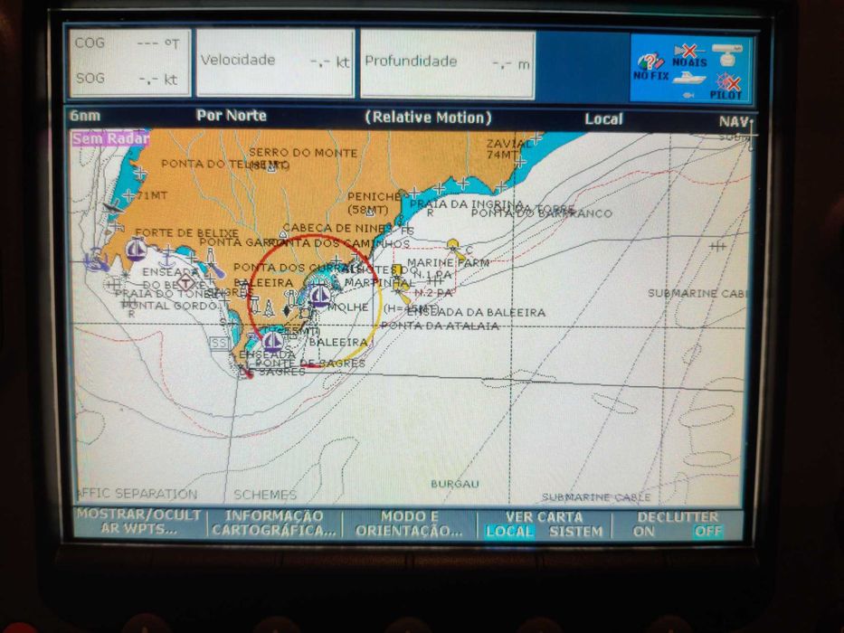 Raymarine E80 - Plotter de navegação multifunções