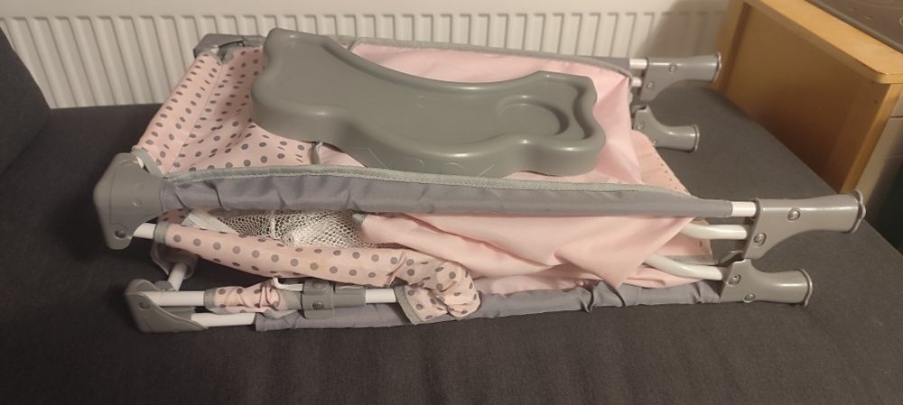 Składane łóżeczko dla lalek babas