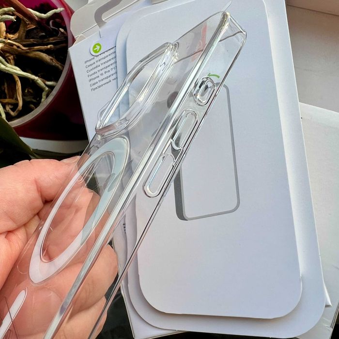 Официальный прозрачный чехол Clear Case для iPhone 12 - 17 Air pro max