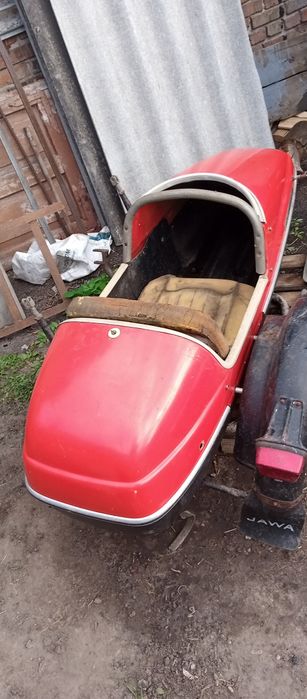 Коляска мотоцикла ява.