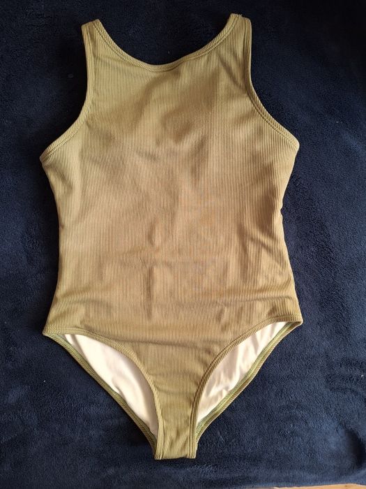 Kostium kąpielowy r.152 oliwkowy