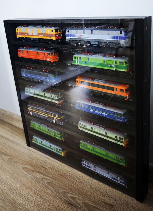 Gablota witryna na modele kolejowe H0 TT N