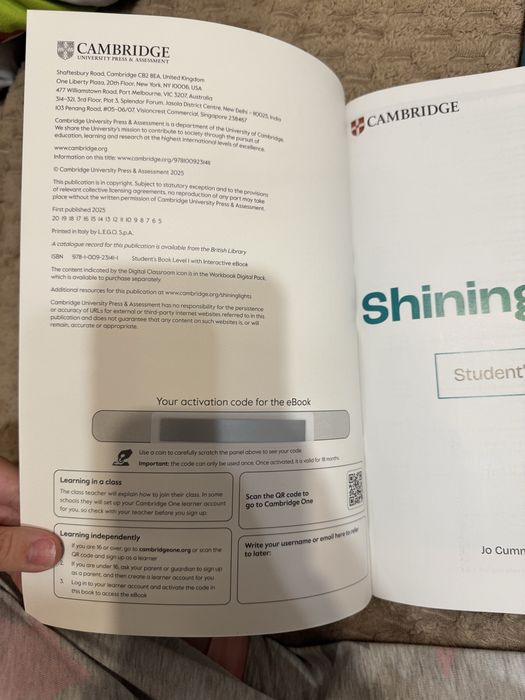 Cambridge Shining Lights Starter A1 T А2, підручник + зошит
