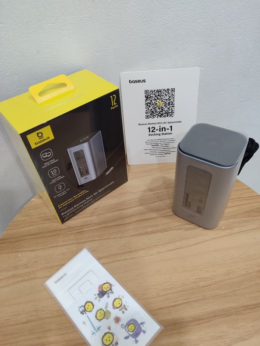 Док станція Baseus nomos nu1 air spacemate 12-in-1 hub хаб
