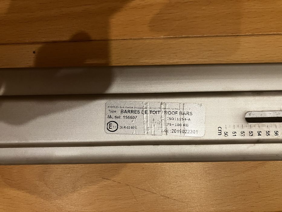 Bagażnik dachowy bazowy Green Valley Aurilis belki i stopki Duster