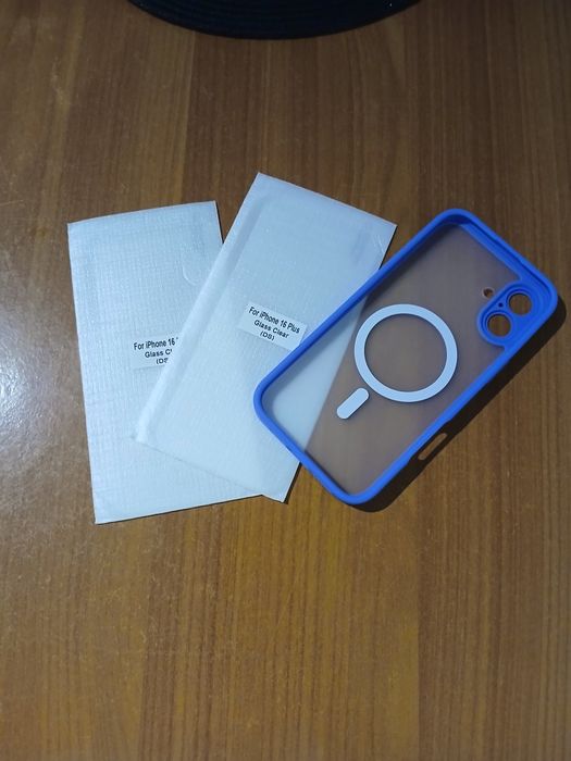 Kit capa com 2 películas para iphone 16 pro