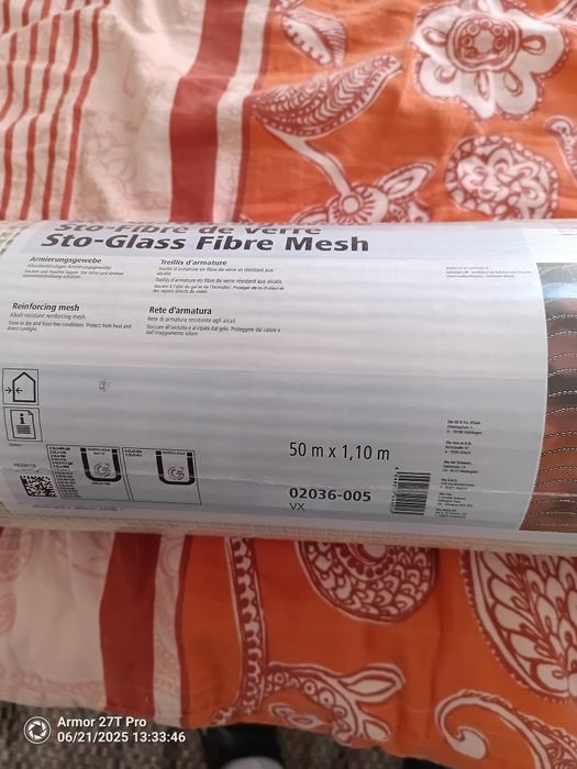 Siatka elewacyjna firmy STO 50 m X1,10 m