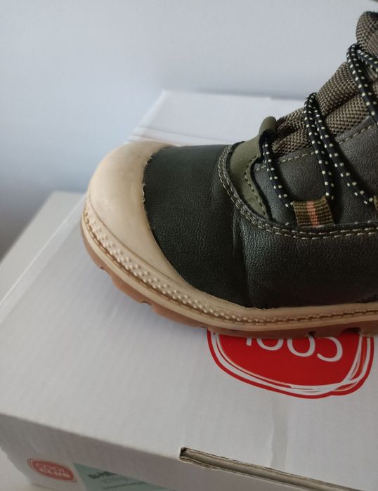 Cool Club, Buty zimowe chłopięce, pachnące, zielone, ocieplane, Zdrowa Stopa, podeszwa Bio-Protect