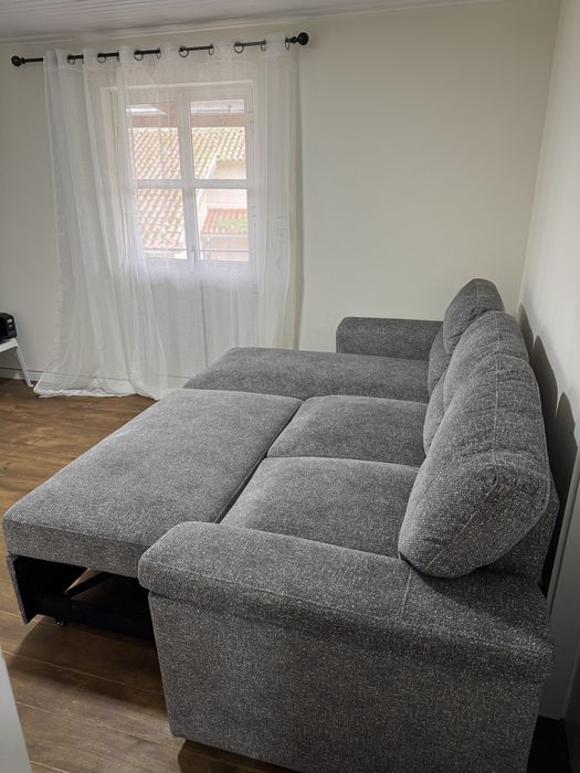 Sofá Retrátil com Baú - Pouco Uso e em Perfeito Estado