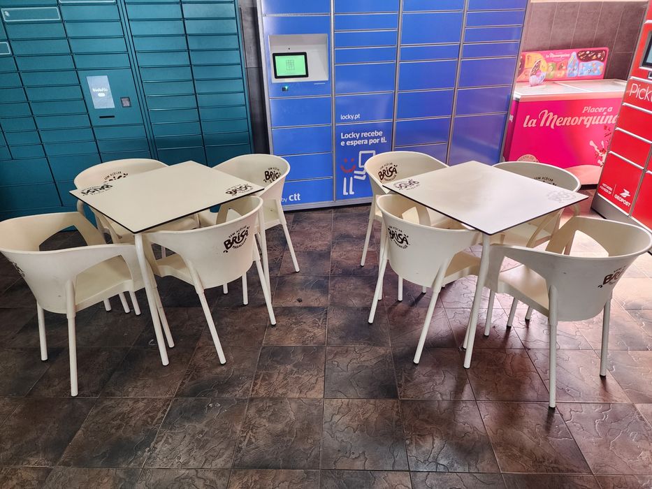 Conjunto Esplanada – 2 Mesas + 8 Cadeiras
